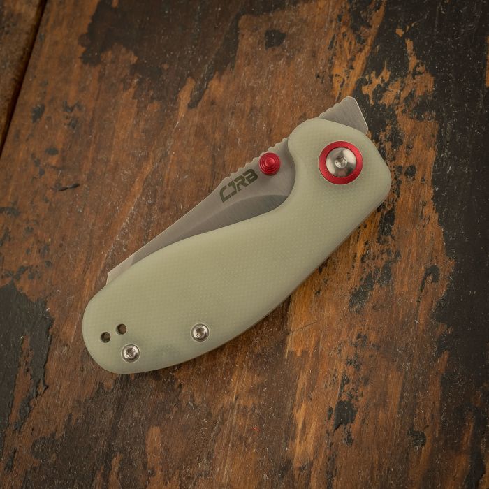 Складной нож CJRB Maileah, сталь AR-RPM9, рукоять G10, Green
