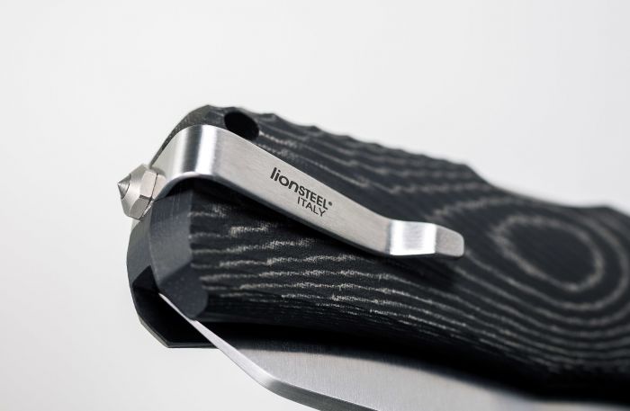 Нож складной LionSteel TM1 MS, сталь Sleipner, рукоять микарта